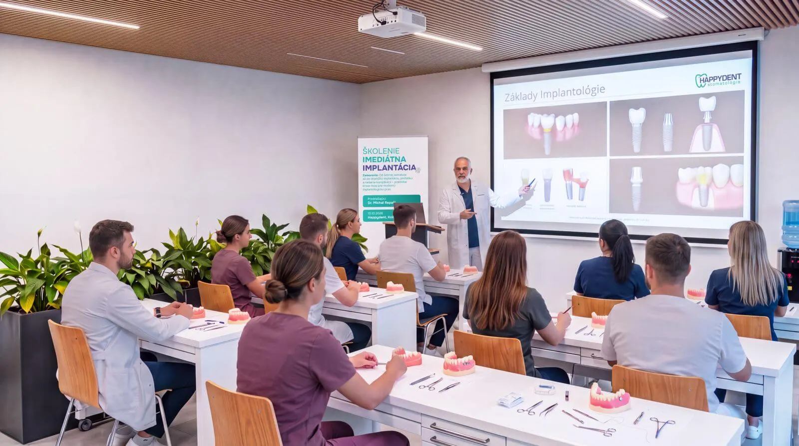 Kurz pre zubných lekárov v školiacom centre HAPPYDENT Academy